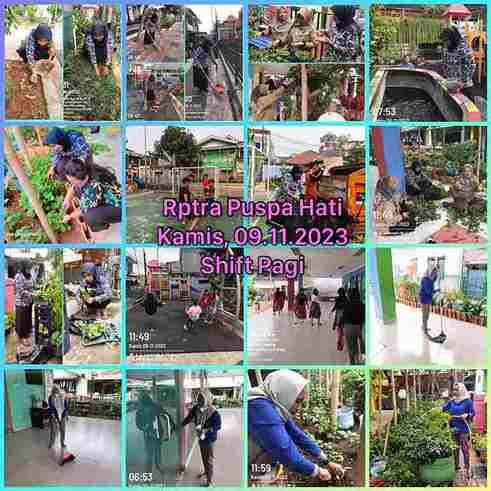 Piket Shift pagi dan Siang Pengelola RPTRA