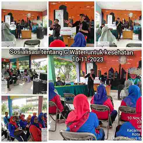 Sosialisasi air G Water