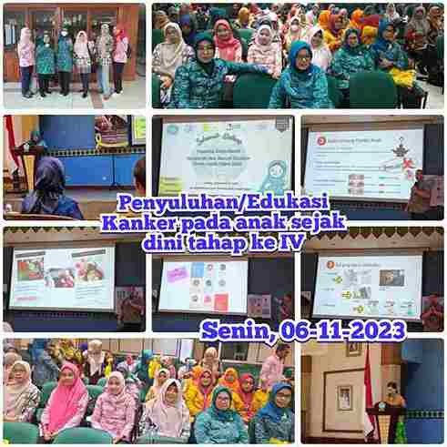 Penyuluhan/edukasi kanker pada anak  sejak dini tahap ke IV