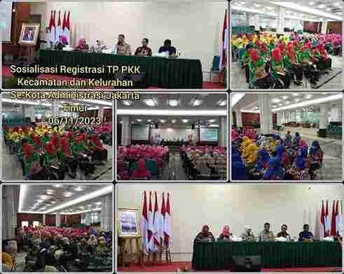 Sosialisasi Regitrasi TP PKK kecamatan dan kelurahan