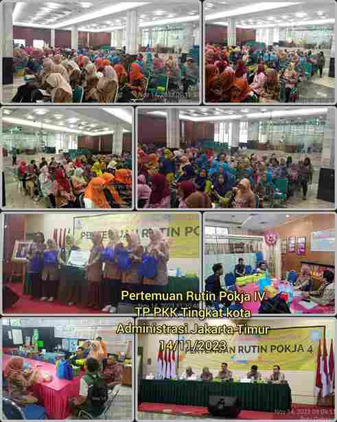 Pertemuan Rutin Pokja 4 PKK Tingkat Kecamatan