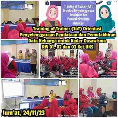 ToT Orientasi Penyelenggaraan Pendataan dan Pemutakhiran Dara Keluarga
