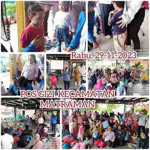 Pos Gizi Puskesmas Kecamatan Matraman