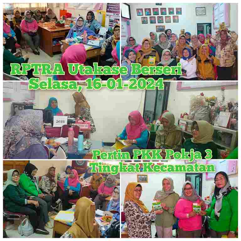 Pertemuan Rutin Pokja 3 PKK Tingkat Kecamatan