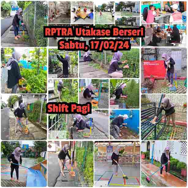 Piket Shift Pagi dan Shift Siang Pengelola RPTRA