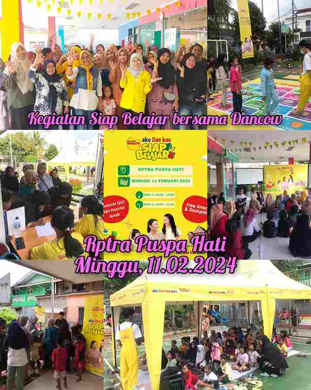 Kegiatan Siap Belajar bersma Dancow