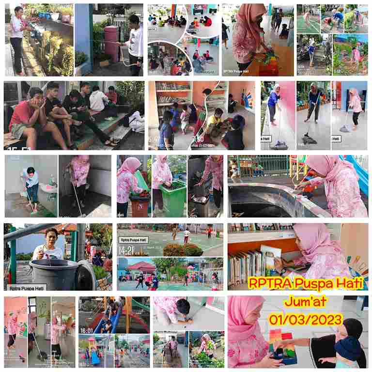 Piket Shift Pagi dan Shift Siang Pengelola RPTRA