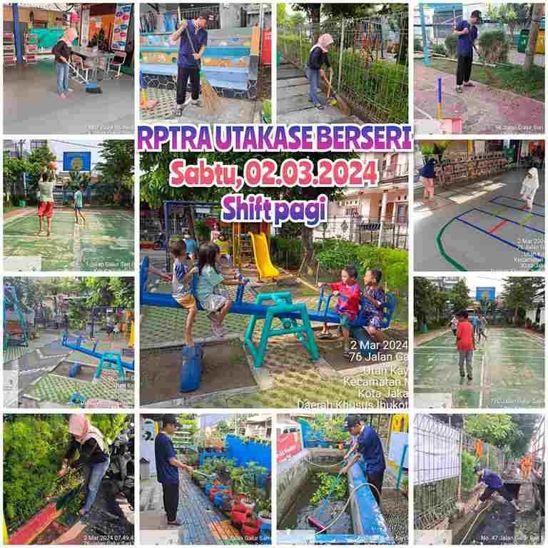 Piket Shift Pagi dan Shift Siang Pengelola RPTRA