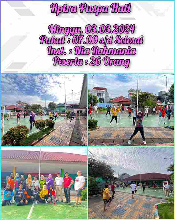 Senam Sehat Dispora di RPTRA Puspa Hati