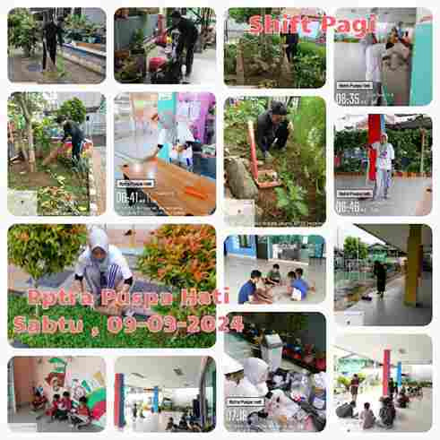 Piket Shift Pagi dan Shift Siang Pengelola RPTRA