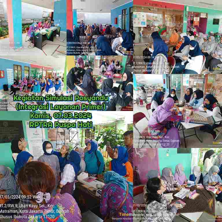 Kegiatan Simulasi Posyandu (Integritas Layanan Primer)
