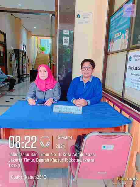 Pengelola RPTRA dan Staf Kelurahan Piket Pos Pengaduan Masyarakat