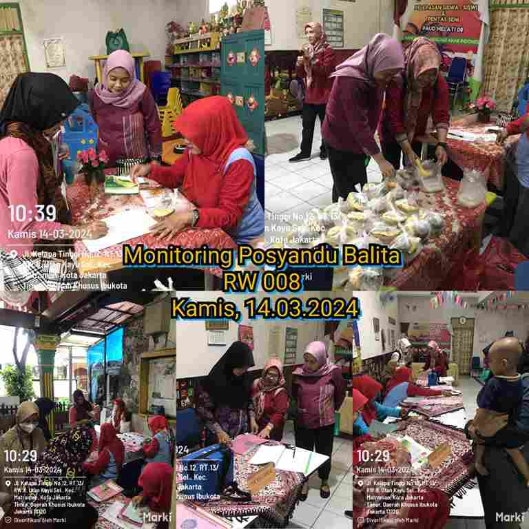 Monitoring Posyandu Balita RW 008