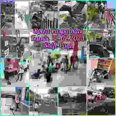 Piket Shift Pagi dan Shift Siang Pengelola RPTRA