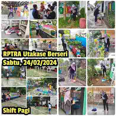 Piket Shift Pagi dan Shift Siang Pengelola RPTRA
