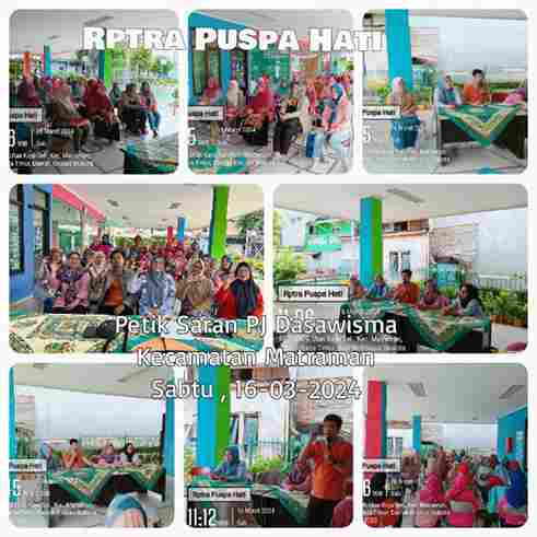 Petik Saran PJ Dasawisma Kec.Matraman