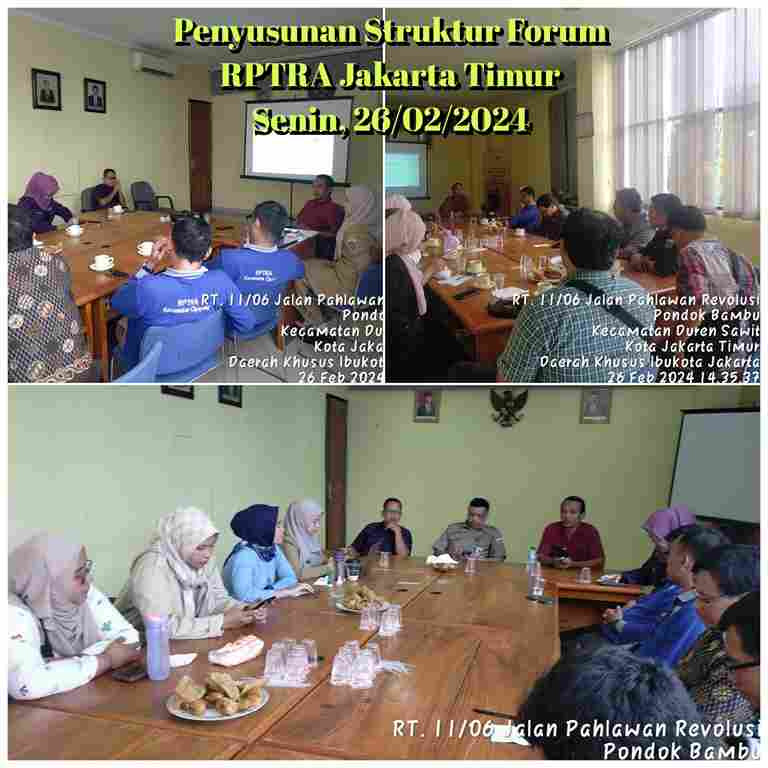 Penyusunan Struktur Pengurus Forum Jakarta Timur