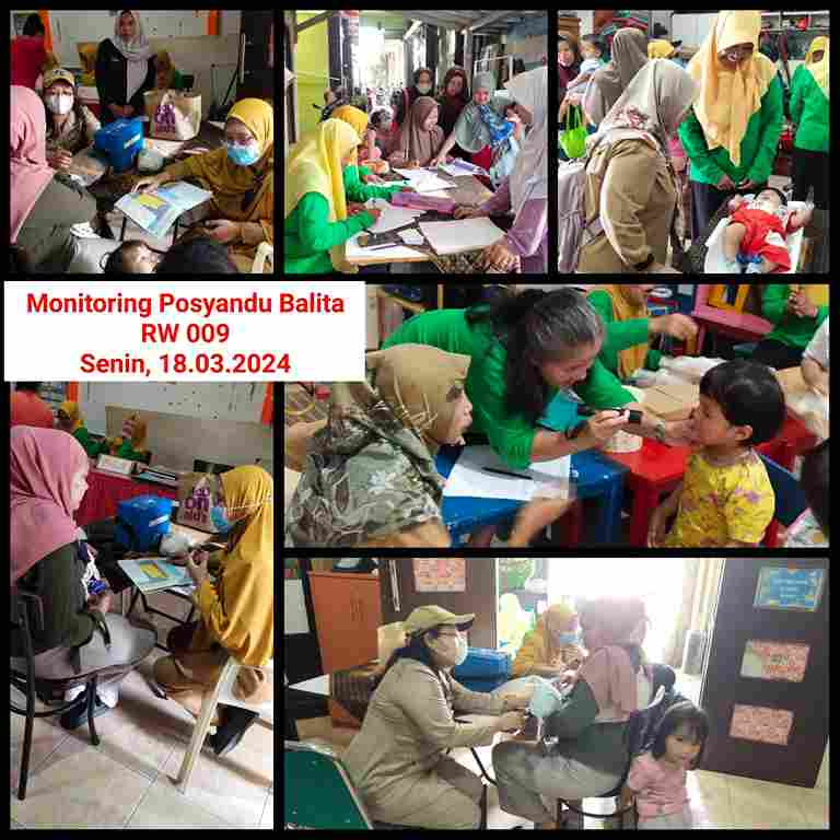 Monitoring Posyandu Balita RW 009
