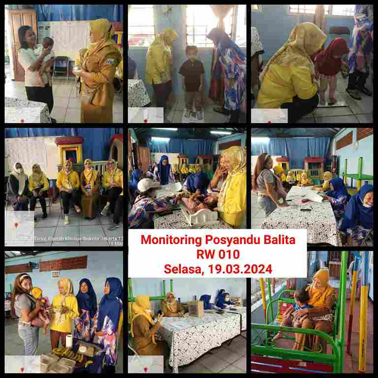Monitoring Posyandu Balita RW 010