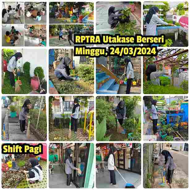 Piket Shift Pagi dan Shift Siang Pengelola RPTRA