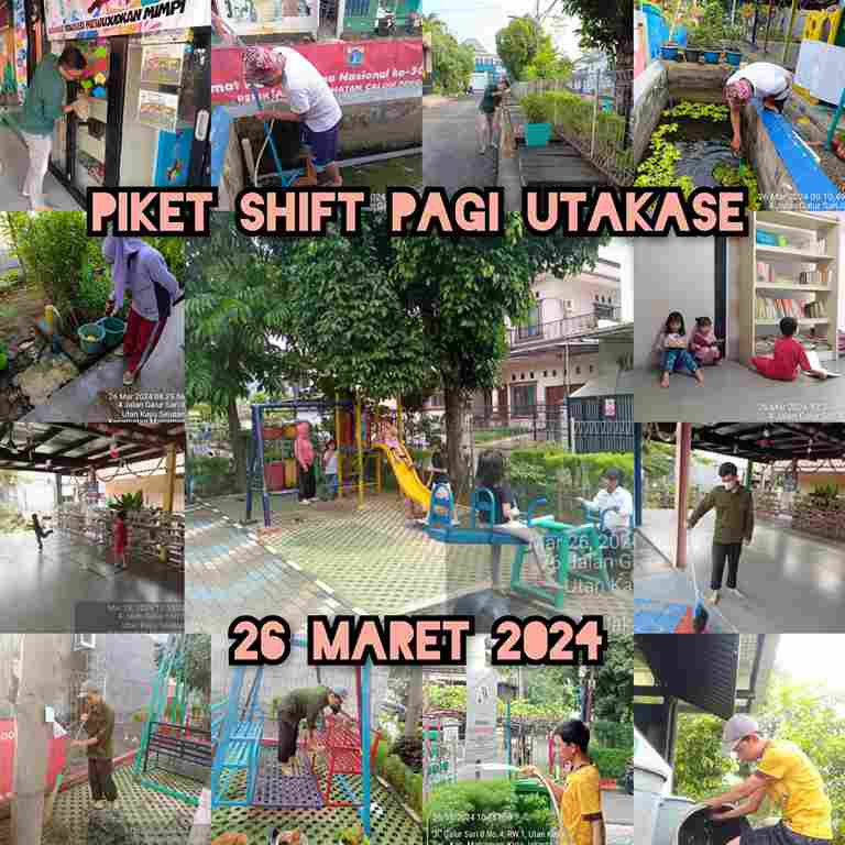 Piket Shift Pagi dan Shift Siang Pengelola RPTRA