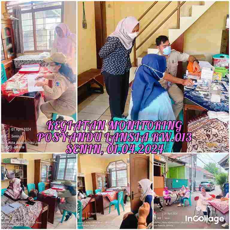 Monitoring Posyandu Lansia RW. 013