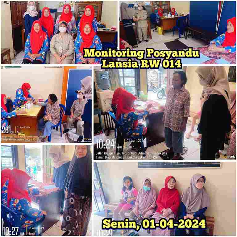 Monitoring Posyandu Lansia RW. 014