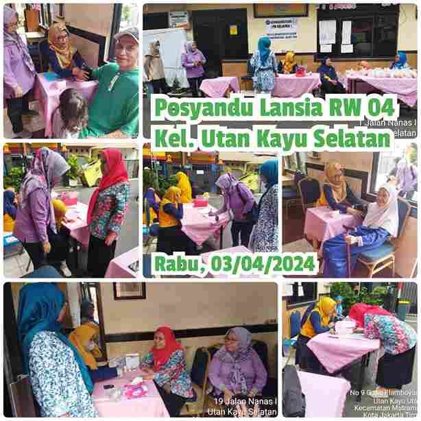 Monitoring Posyandu Lansia RW. 004