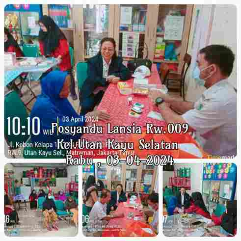 Monitoring Posyandu Lansia RW. 009