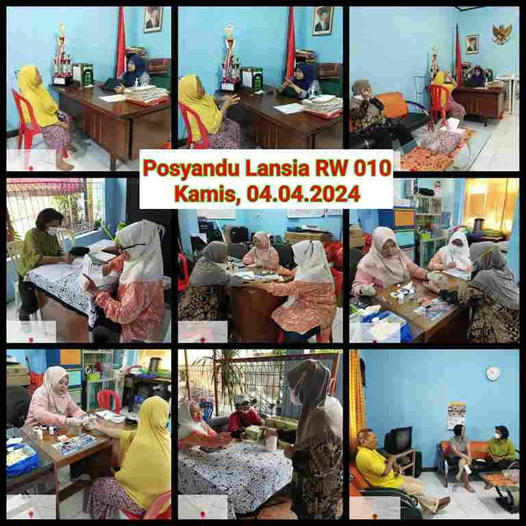 Monitoring Posyandu Lansia RW. 010