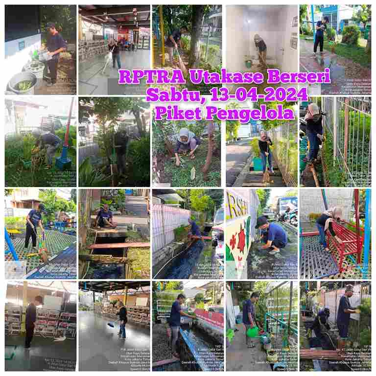 Piket Shift Pagi dan Shift Siang Pengelola RPTRA