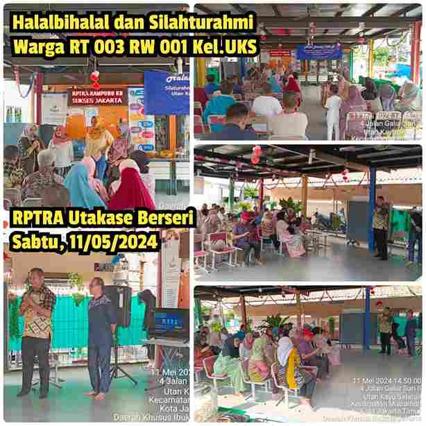 Halal Bihalal dan Silaturahmi RT 003 RW 001