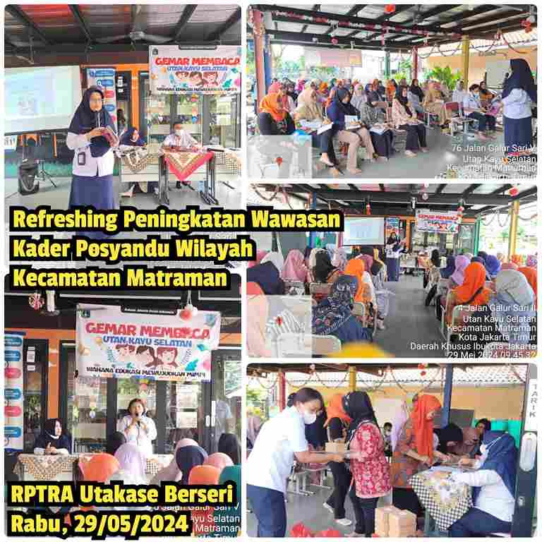 Refreshing Peningkatan Wawasan Kader Posyandu Kec.Matraman