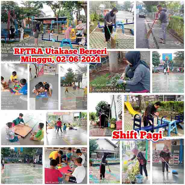 Piket Shift Pagi dan Shift Siang Pengelola RPTRA