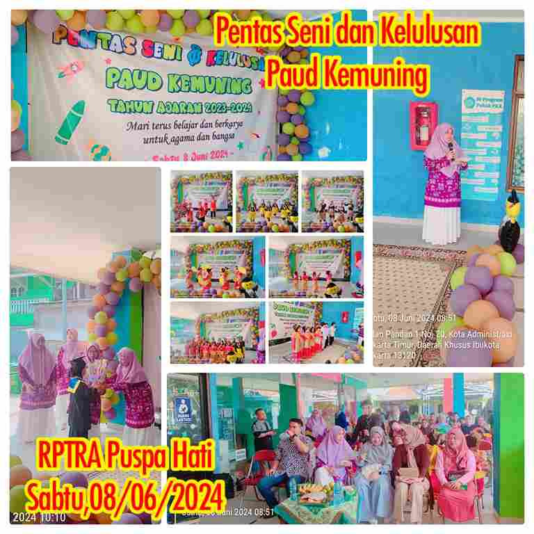 Pentas Seni dan Acara Kelulusan Paud Kemuning Pisangan Baru