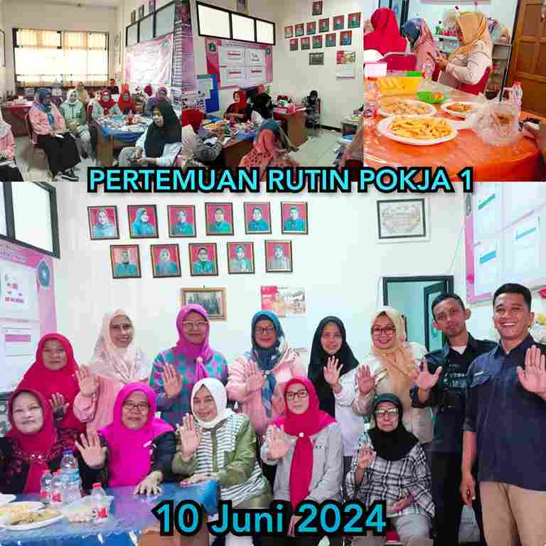 Pertemuan Rutin Pokja 1 Se Kecamatan Matraman