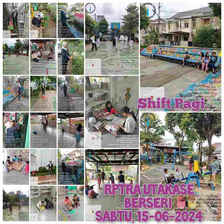 Piket Shift Pagi dan Shift Siang Pengelola RPTRA