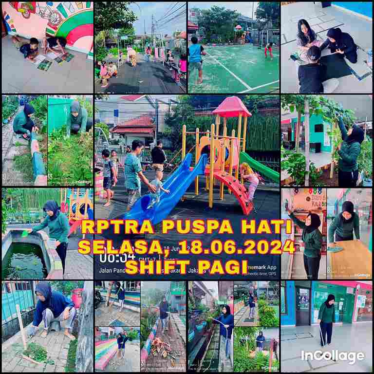 Piket Shift Pagi dan Shift Siang Pengelola RPTRA