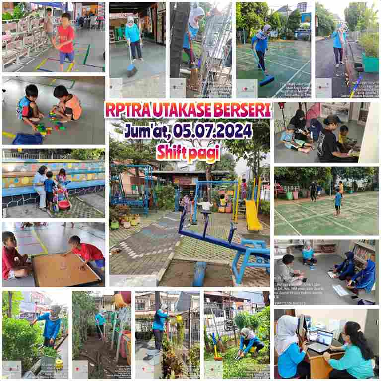 Piket Shift Pagi dan Shift Siang Pengelola RPTRA