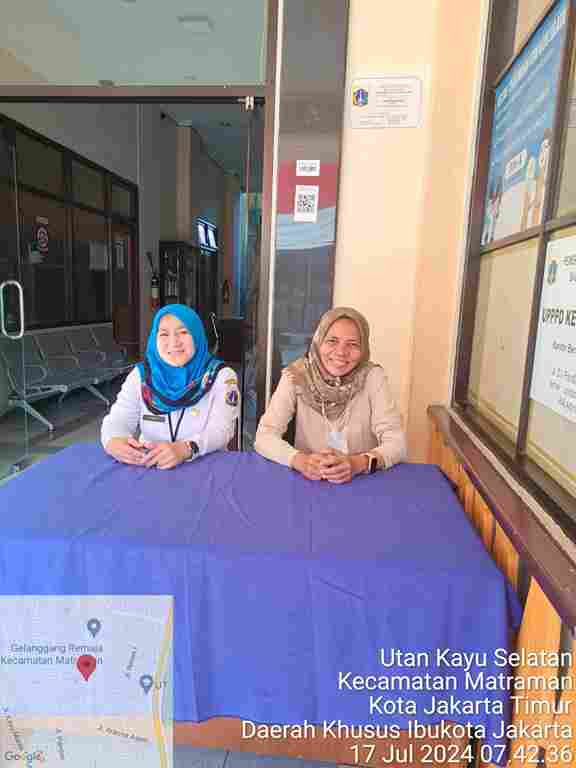 Piket Pos Pengaduan Masyarakat Pengelola RPTRA dan ASN  Kelurahan Utan  Kayu Selatan