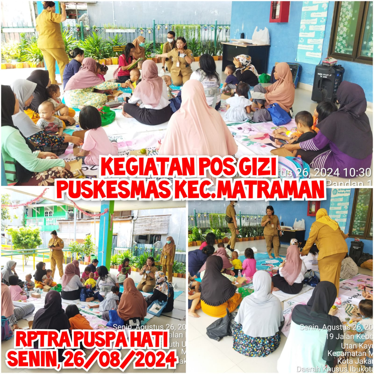 Pos Gizi Puskesmas Kecamatan Matraman