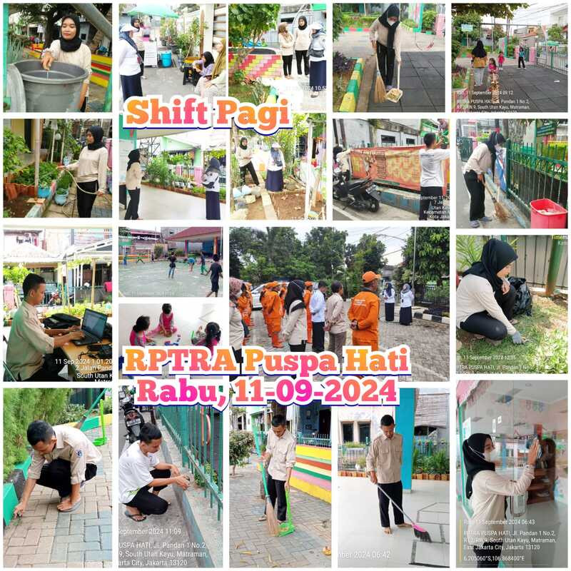 Piket Pagi Rptra Puspa Hati