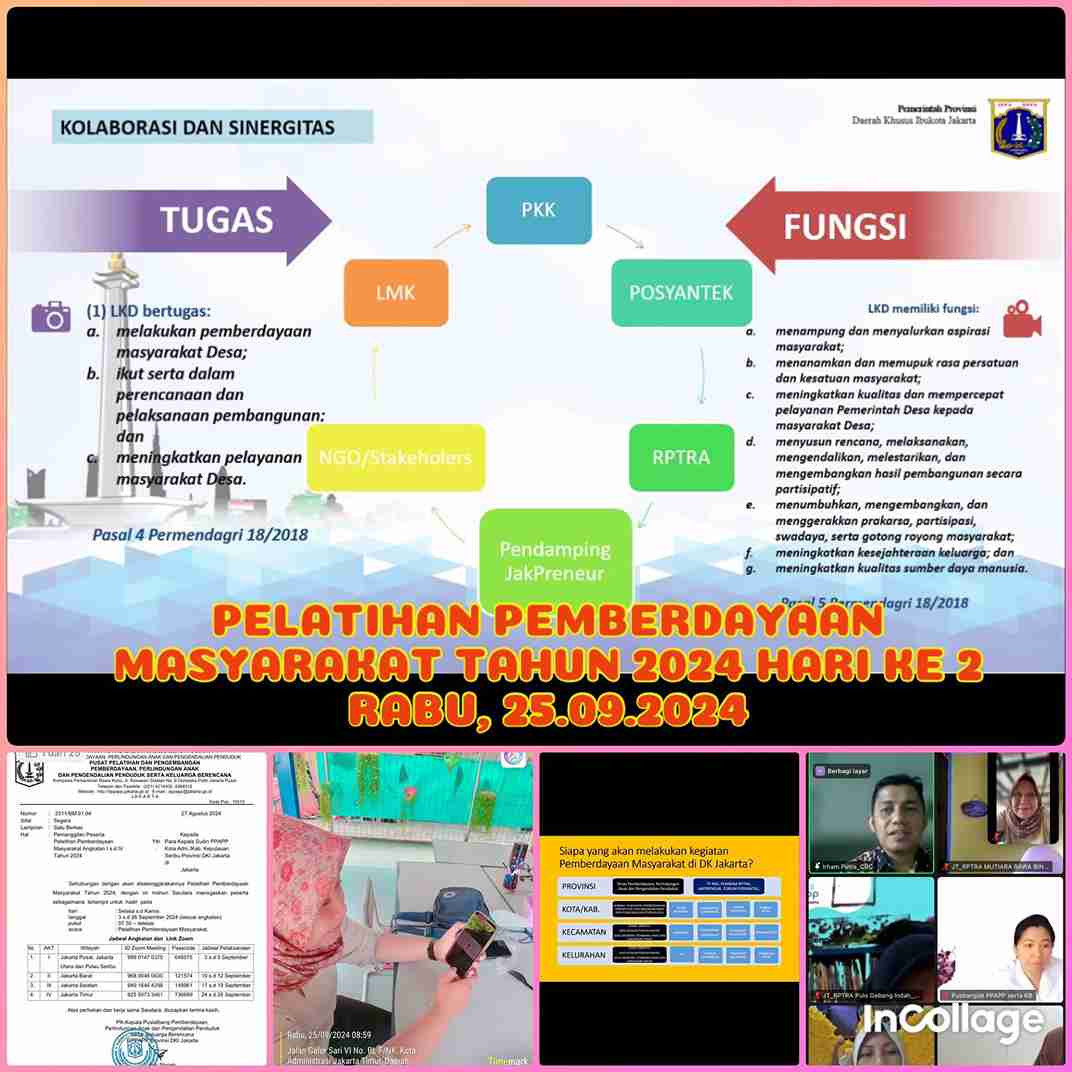 Pelatihan pemberdayaan masyarakat hari ke-2