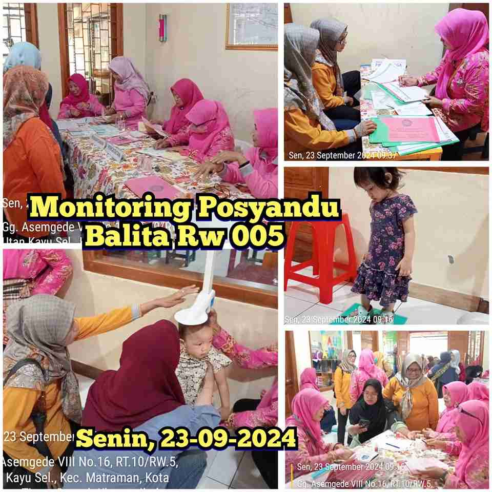 Posyandu balita RW 005