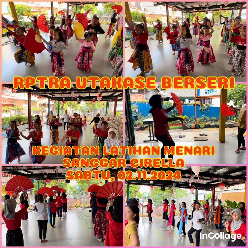 Pelatihan Sanggar Nari di Rptra Utakase Berseri