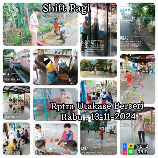 Piket RPTRA Utakase Berseri