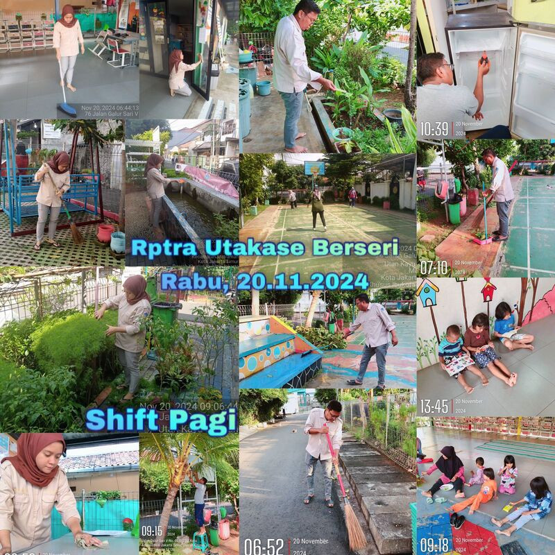 Kegiatan Piket RPTRA Utakase Berseri