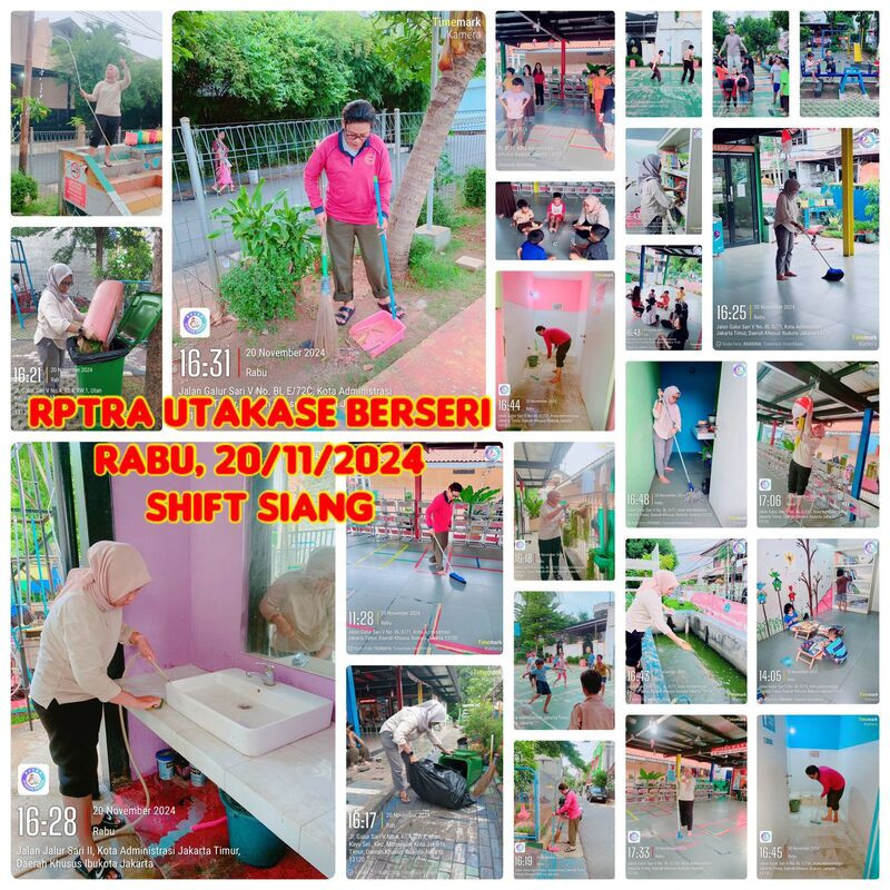 Kegiatan Piket Rptra Utakase Berseri