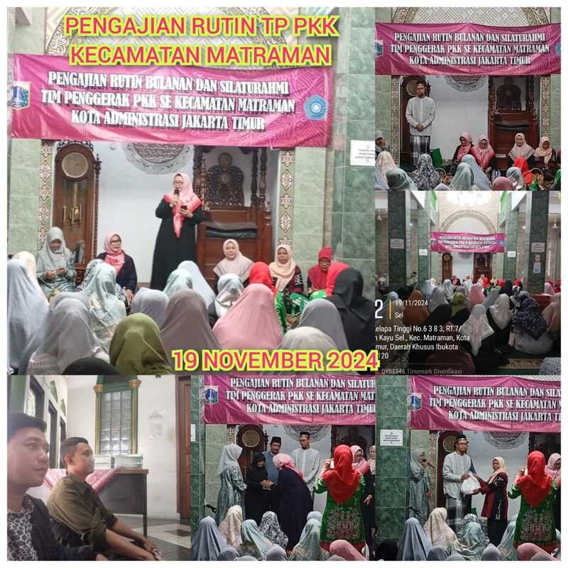 Pengajian Rutin TP PKK Tingkat Kecamatan Matraman