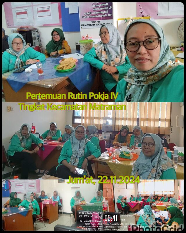 Pertemuan Rutin Pokja IV